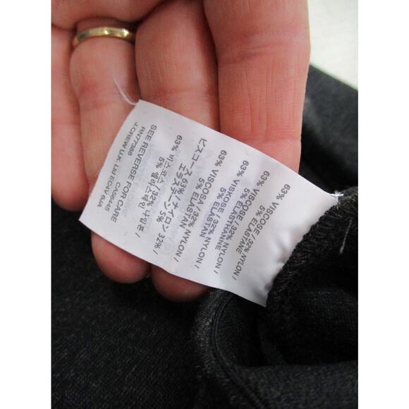 J Crew Pixie Pant Womens 2 Back Zip Charcoal Gray Stretch Skinny 26x28 31090 - Picture 12 of 14